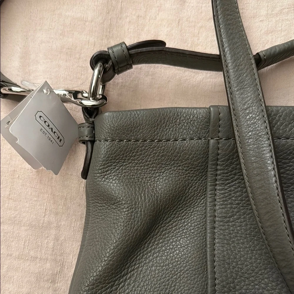 Coach Olive Green Double Strap Shoulder and Crossbody NWT Bag - Picture 3 of 12